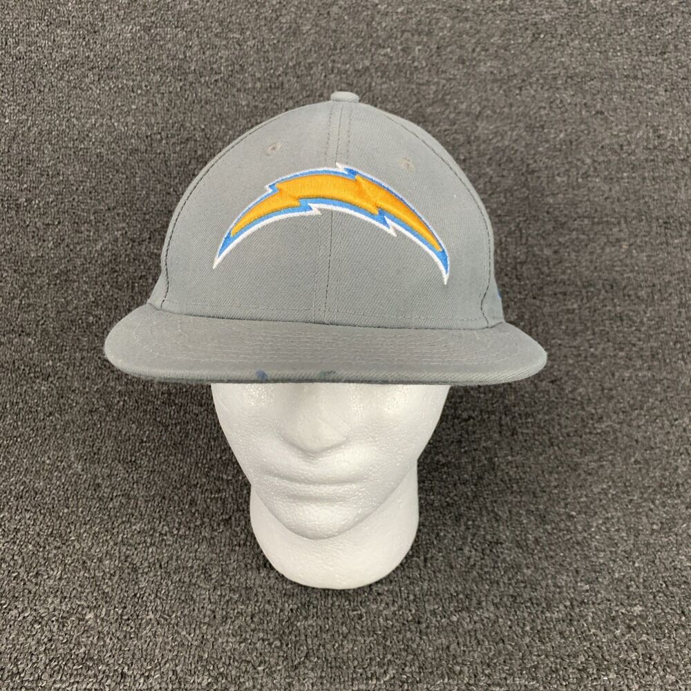 NFL Los Angeles Chargers New Era 59Fifty Men's Hat  7 3/8 Gray Fitted Cap